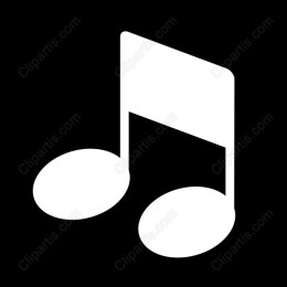 Stylish Music Note