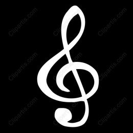 Elegant Treble Clef