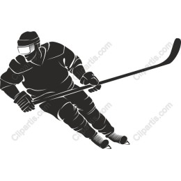 Dynamic Ice Hockey Player