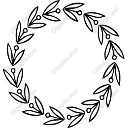 Floral Leaf Wreath
