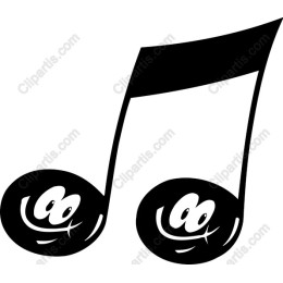 Smiling Music Notes