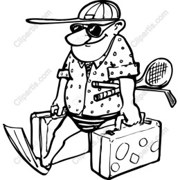 Cheerful Summer Traveler