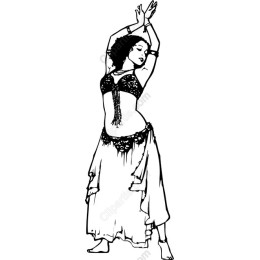 Elegant Belly Dancer