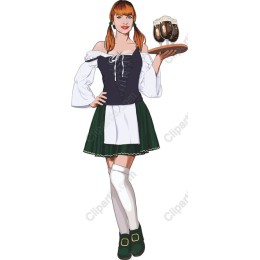 Festive Beer Maid