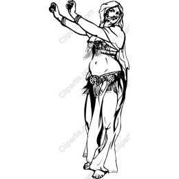 Elegant Belly Dancer
