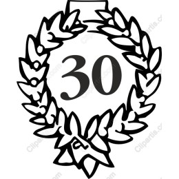 30th Anniversary Laurel Wreath