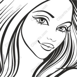 Elegant Woman Face
