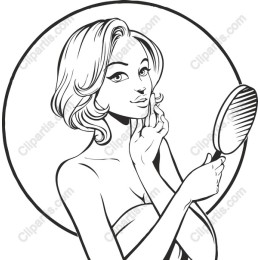 Elegant Woman Self-Care
