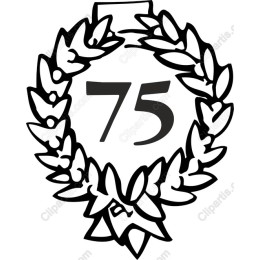 75th Anniversary Wreath