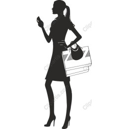 Chic Woman Shopping