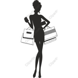 Chic Shopping Lady