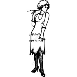Glamorous 1920s Flapper