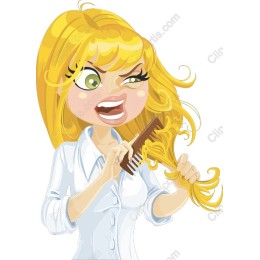 Frustrated Beauty Woman