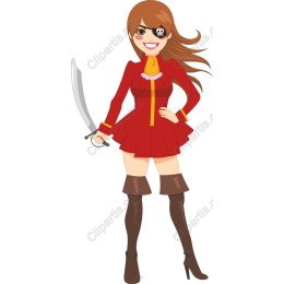 Charming Pirate Girl
