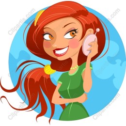 Vibrant Red-Haired Woman