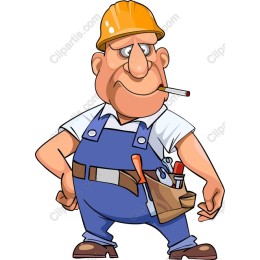 Cheerful Construction Worker