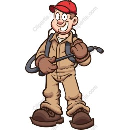 Cheerful Pest Control Technician