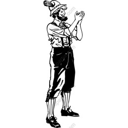 Vintage Bavarian Man