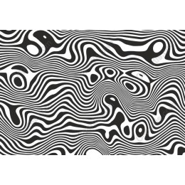 Contemporary Flowing Lines Abstract