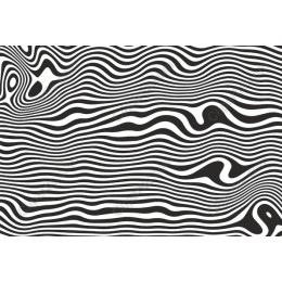 Black and White Wavy Lines