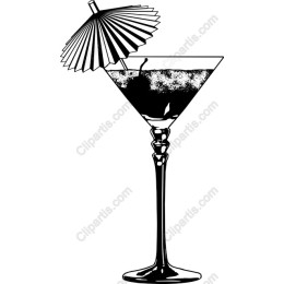 Elegant Martini Glass