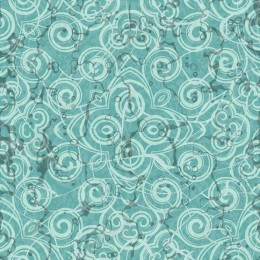 Teal Swirl Pattern