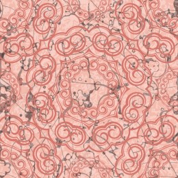 Rosy Swirls Pattern