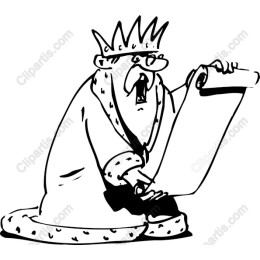 Regal King Reading Scroll