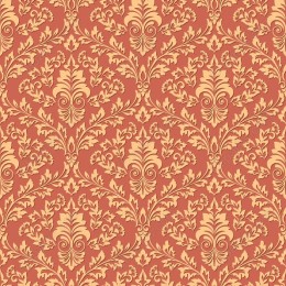 Vintage Floral Damask Pattern