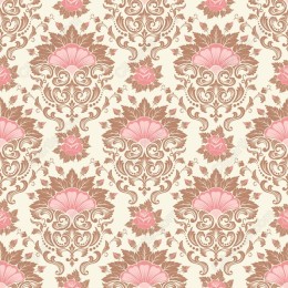 Exquisite Vintage Floral Damask Pattern