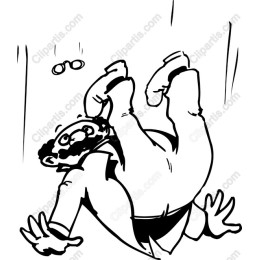 Comical Tumbling Character
