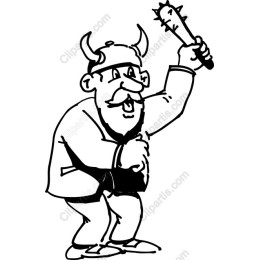 Whimsical Viking Character