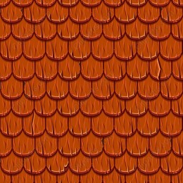 Seamless Wooden Shingle Pattern