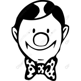 Cheerful Clown Face