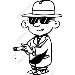 Suave Character with Cigar