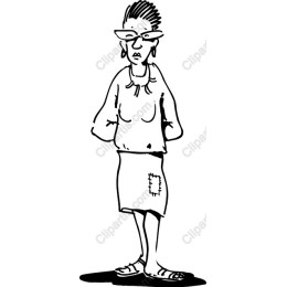 Quirky Confident Woman