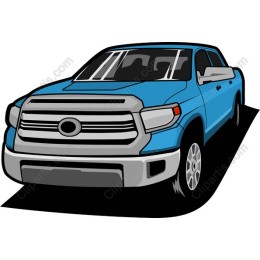 Blue Pickup Truck