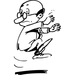 Playful Jumping Character