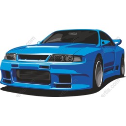 Blue Sports Car