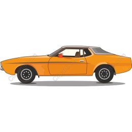 Classic Orange Car