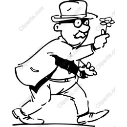 Charming Strolling Man