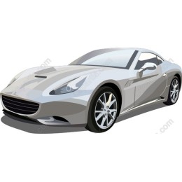 Silver Sports Car