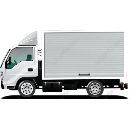 Sleek Delivery Truck ( )