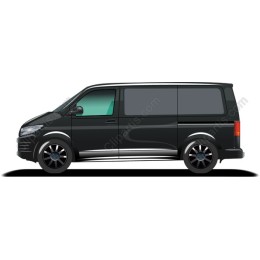 Sleek Black Van