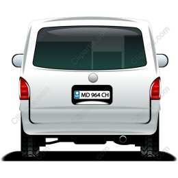 White Minivan