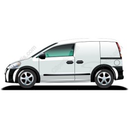 White Commercial Van