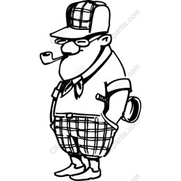 Cheerful Vintage Old Man