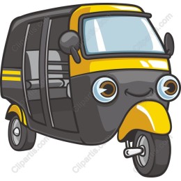 Cheerful Auto Rickshaw