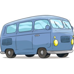 Classic Blue Van