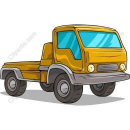 Vibrant Yellow Truck